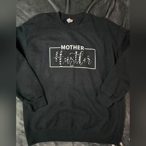 Mother Hustler Black Graphic Sweatshirt